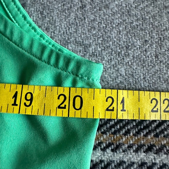 EP Golf ⛳️ Women’s Kelly Green & Blue Sleeveless Performance Quarter Zio - Sz LG - Picture 10 of 11